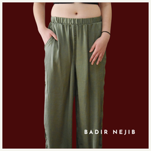 Cargar imagen en el visor de la galería, Pantalón Flow Oliva