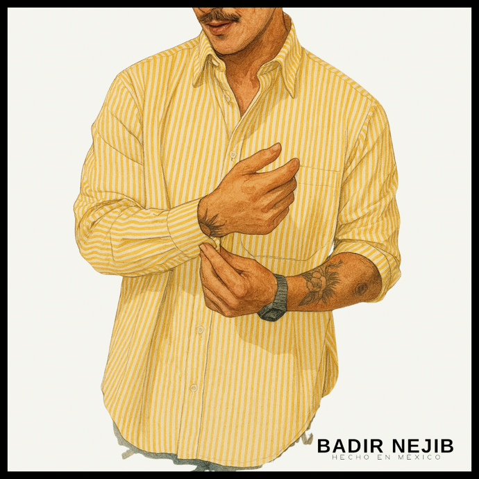 Camisa Orange Stripes