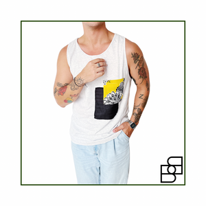 TANK TOP YELLOW PATCHWORK