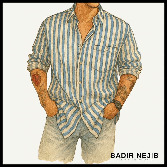 Camisa Blue Stripes