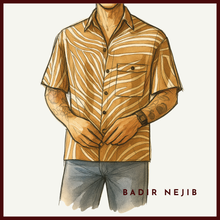 Cargar imagen en el visor de la galería, Camisa Beige Palm
