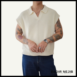 Polo de Punto Crema