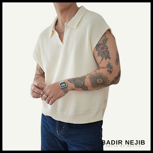 Polo de Punto Crema