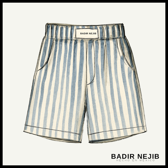 Short Blue Boxer