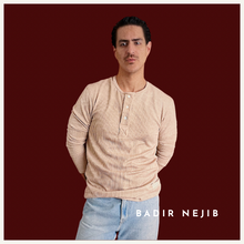 Cargar imagen en el visor de la galería, Henley shirt Beige