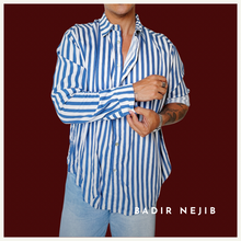 Cargar imagen en el visor de la galería, Camisa Blue Stripes