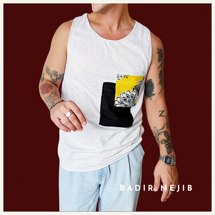 TANK TOP YELLOW PATCHWORK