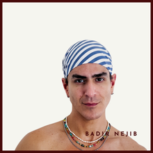 Cargar imagen en el visor de la galería, BANDANA Blue Stripes