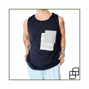 TANK TOP DARK PATCHWORK